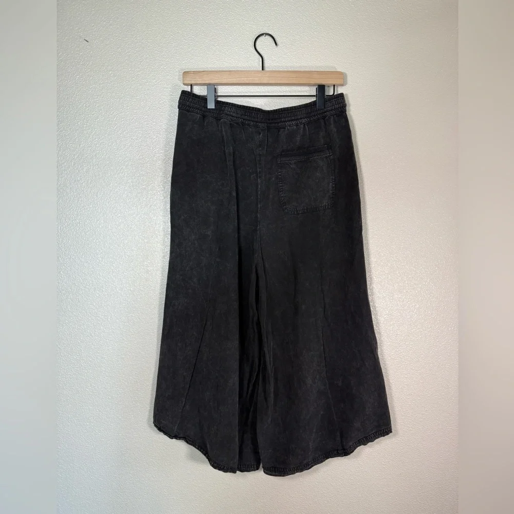 Anthropologie Saturday Sunday Eudora Cropped Wide-Leg Pants Medium Petite B6 - Picture 5 of 12